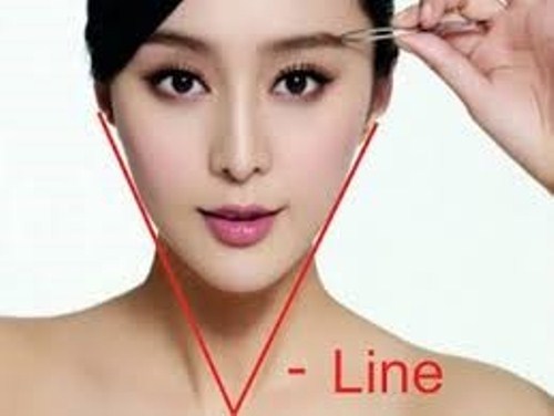 Khuôn mặt V – line là mặt mang nét chữ V mat-v-line
